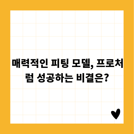 매력적인 피팅 모델, 프로처럼 성공하는 비결은?