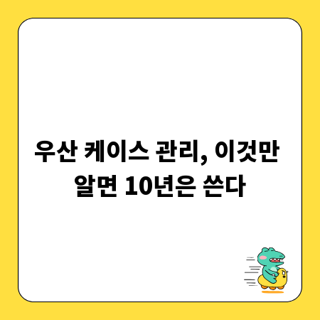 우산 케이스 관리, 이것만 알면 10년은 쓴다