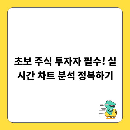 초보 주식 투자자 필수! 실시간 차트 분석 정복하기