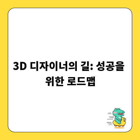 3D 디자이너의 길: 성공을 위한 로드맵