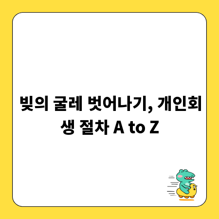 빚의 굴레 벗어나기, 개인회생 절차 A to Z
